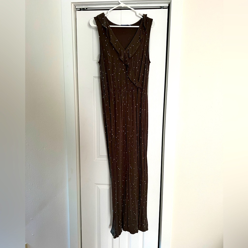 Olive maxi dress